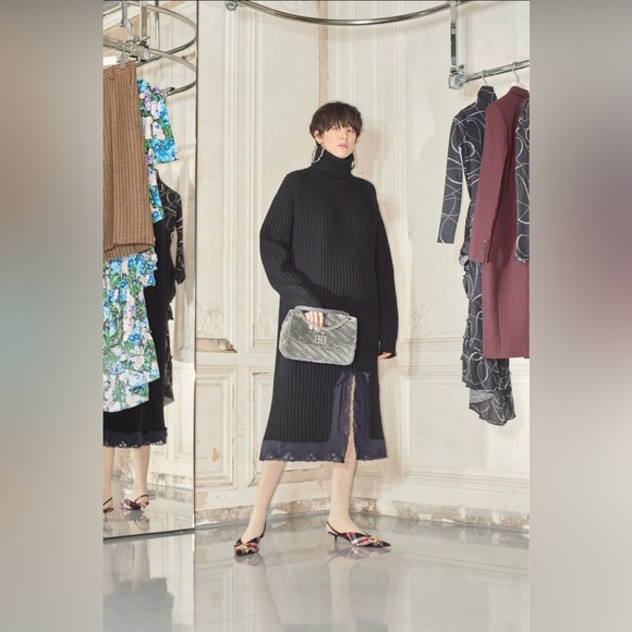 Balenciaga BB Logo Neon Velvet Bag - Picture 13 of 13